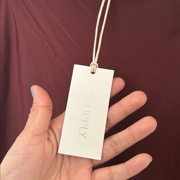 Z Supply Europa Poly Sheen Skirt in Berry Wine Sz M - Picture 5 of 8